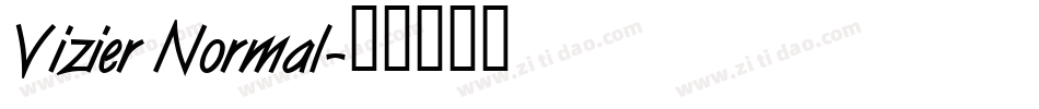 Vizier Normal字体转换